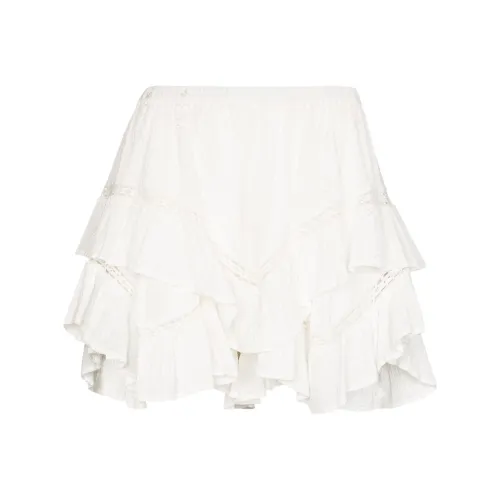 ISABEL MARANT Белые Женские Повседневные Шорты