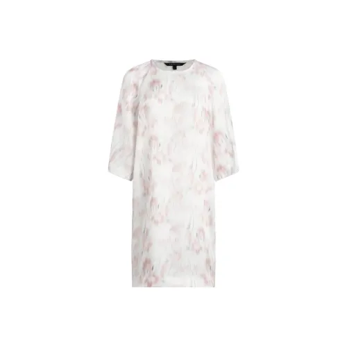 ARMANI EXCHANGEAE Короткое платье с короткими рукавами женское белое