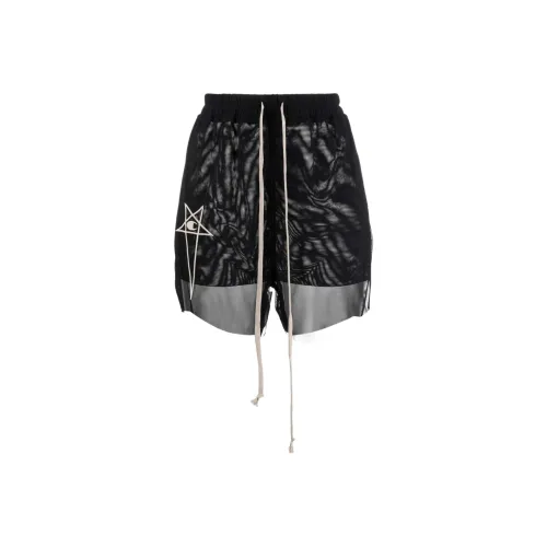 RICK OWENS Черные Женские Повседневные Шорты