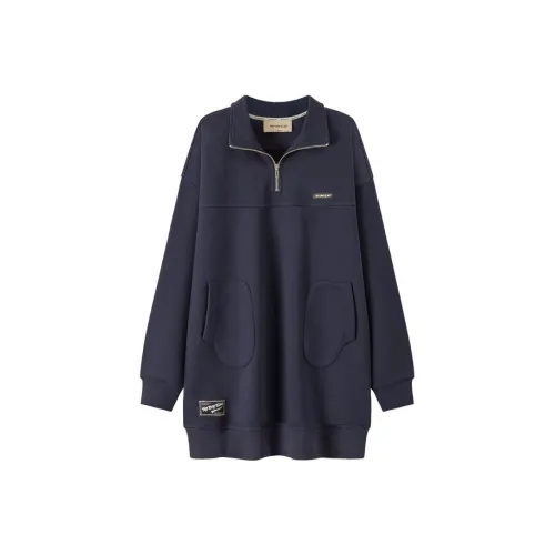 NO ONE ELSE Длинное платье с длинными рукавами женское