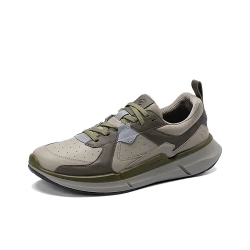 Ecco Низкий Топ Casual Мужской Армейский Зеленый