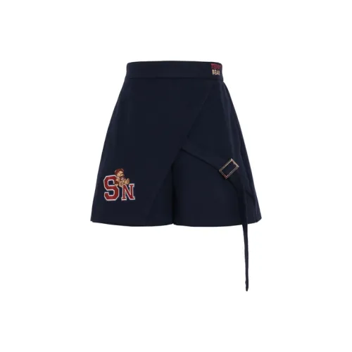 Snbl Темно-синие Женские Повседневные Шорты