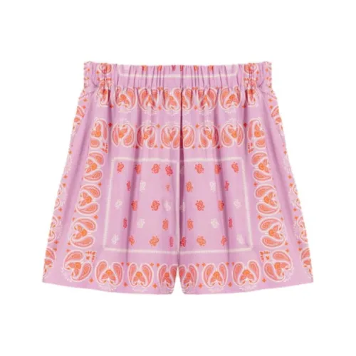 Maje Capsule Повседневные шорты Женские Светло-фиолетовые