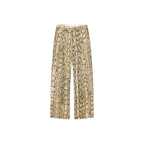 DRIES VAN NOTEN Повседневные брюки Женские Бежевые