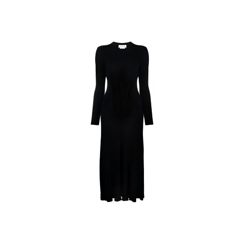 Alexander McQueen Black Женские Длинные Рукава Платья