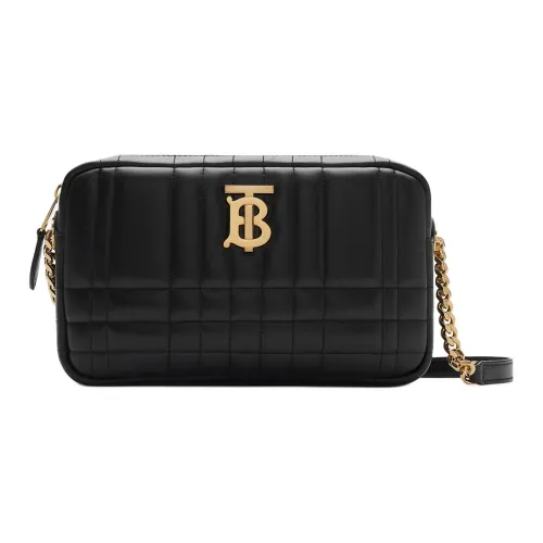 Burberry Lola Сумка Sheepskin Camera Сумка Плечевая Сумка Маленькая Женская Черная