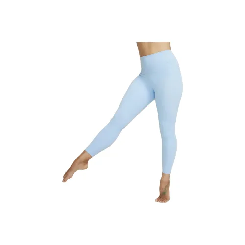 Nike Zenvy Leggings Женские Светло-Синие Серые