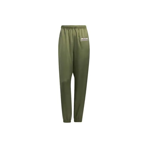 adidas originals Оливково-зеленые Женские Вязаные Тренировочные Брюки