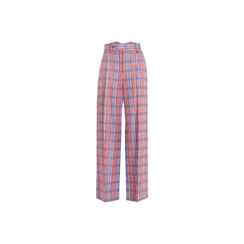 Vivienne Westwood Красный синий Женские Повседневные брюки