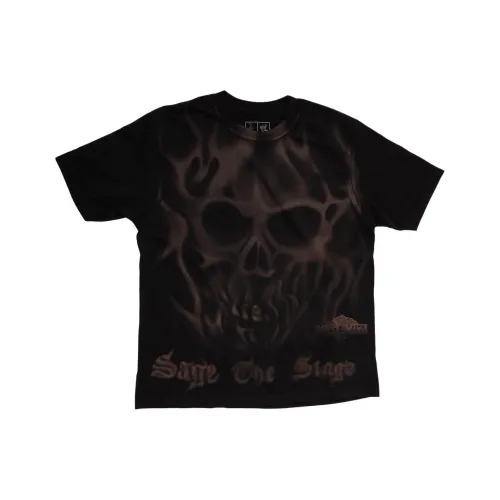 Travis Scott Черный Унисекс T-рубашки