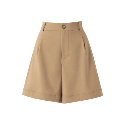 SOON FLOWER Повседневные шорты женские хаки