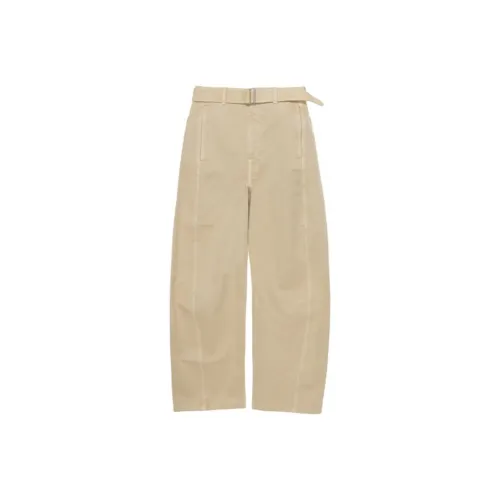 Lemaire SS25 Повседневные брюки Женские Желтые