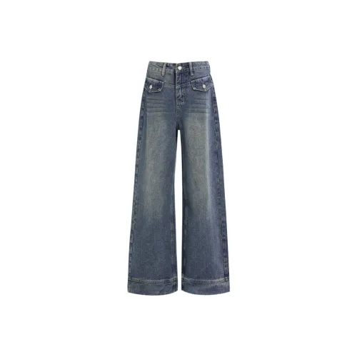 MKBY Джинсы Женские Угольный Серый