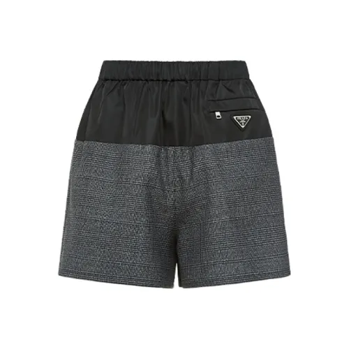 PRADA Серые Женские Повседневные Шорты