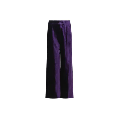 BBLLUUEE Повседневные брюки Женские Фиолетовый