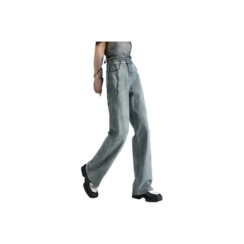 Silly Джинсы Женские Винтаж Синий