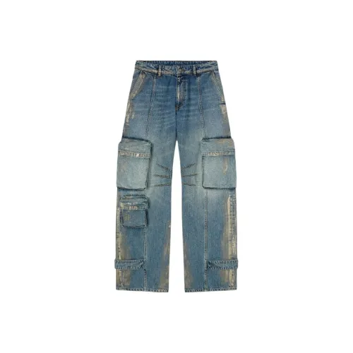 PALM ANGELS FW24 Джинсы Женские Blue