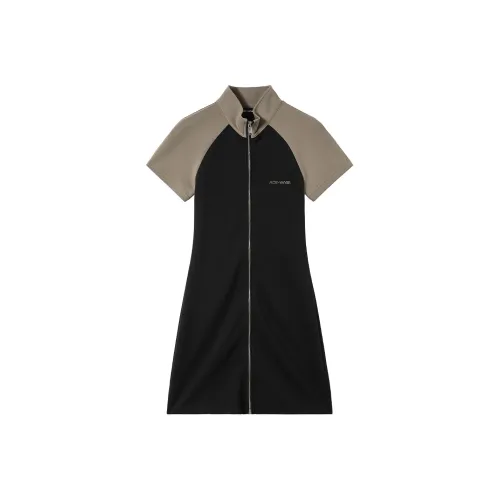 YK YB Короткий рукав Платье Женское