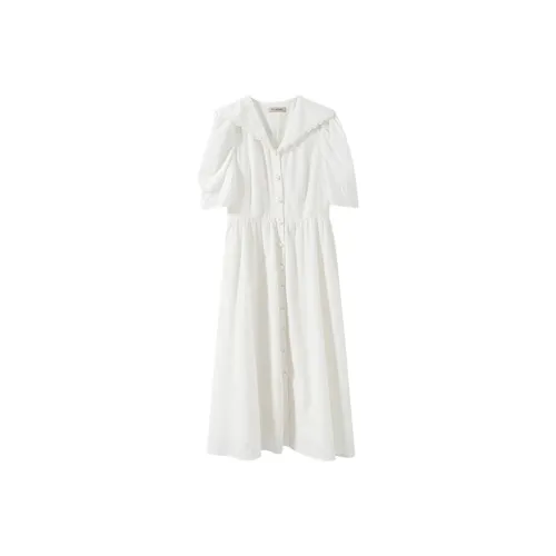 YUMOMO STAR Короткий рукав Платье Женское