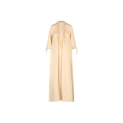 ASPESI Короткий рукав Платье Женское Желтое