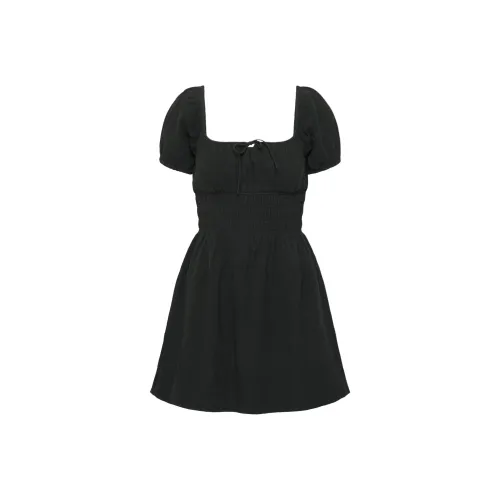 ARITZIA Little Moon Kay Платье Короткое Sleeved Платье Женское Черное