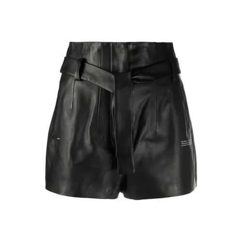 Off Белый SS21 Черный Женские Повседневные шорты