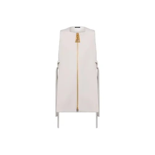 LOUIS VUITTON Без рукавов Платье Женское Белое