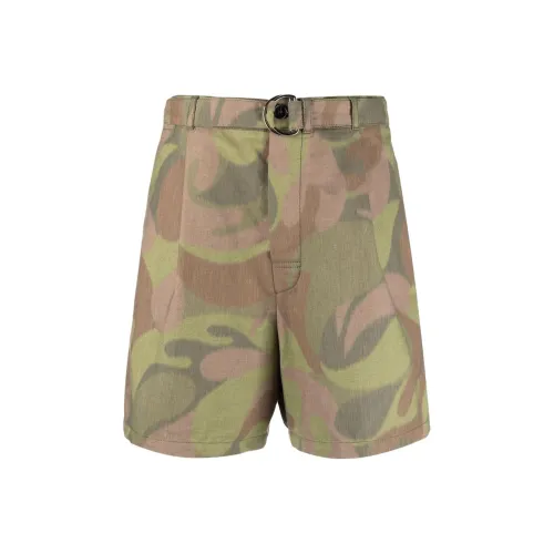 MARNI Камуфляж Женские Повседневные шорты