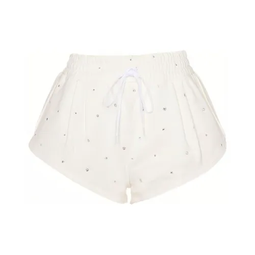 MIU MIU SS22 Повседневные шорты Женские Белые