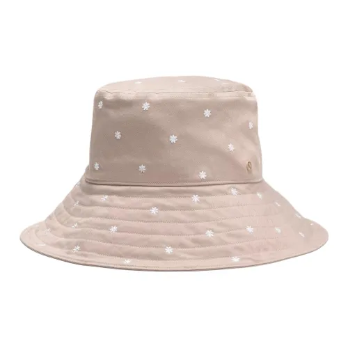 lululemon Cotton Bucket Hats Женские Цвет дубовый коричневый с Белая Звезда FLOWER EMBROIDERY