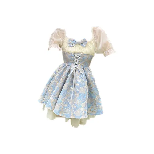 LSVE Короткий рукав Платье Женское