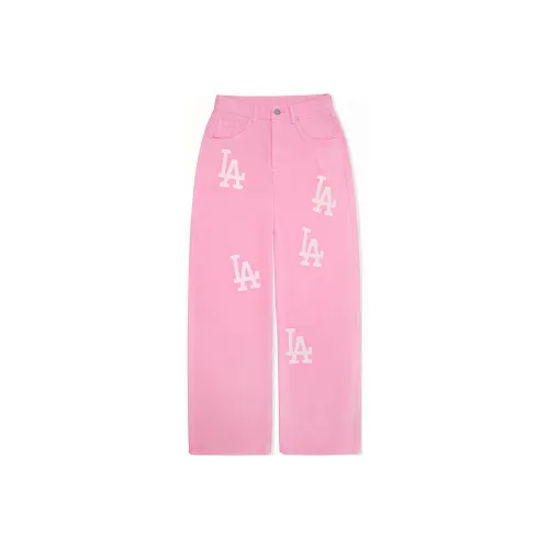 MLB Светло-розовые Женские Джинсы