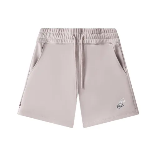 FILA Valentine's Day Collection Светло-фиолетовые Женские Повседневные шорты