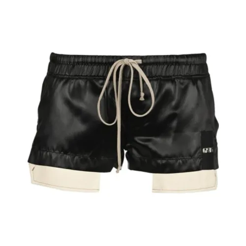 RICK OWENS Черные Женские Повседневные Шорты