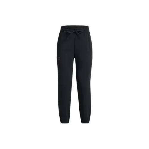 Under Armour Каменно-черные Женские Вязаные Тренировочные Брюки