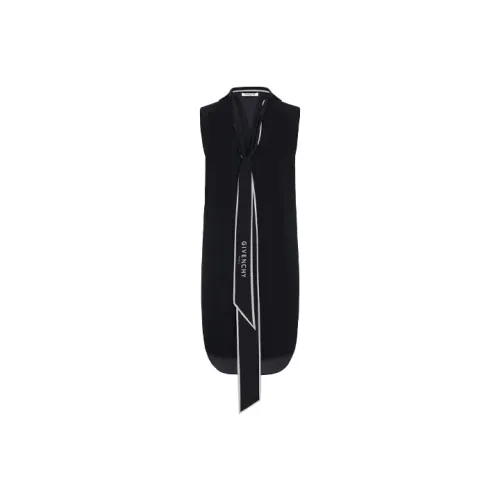 Givenchy SS21 Sleeveless Dress Women's Black Givenchy SS21 Без рукавов Платье Женское Черное