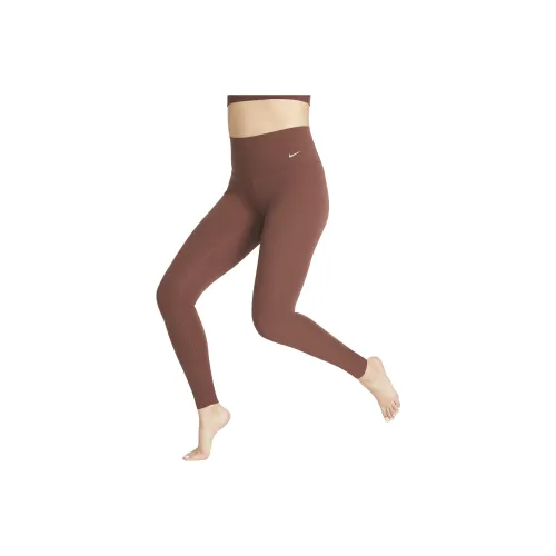 Nike Мягкие Леггинсы с Высокой Поясницей Полной Длины Женские Умбра