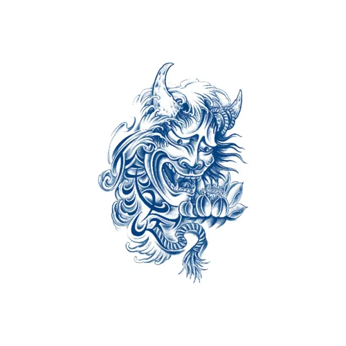 LIEJI Волшебный Chant Лотос Dance Травяной Tattoo Стикер