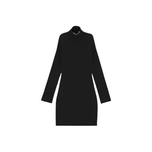 1017 Alyx 9SM Black Женские Длинные Платья с Рукавами