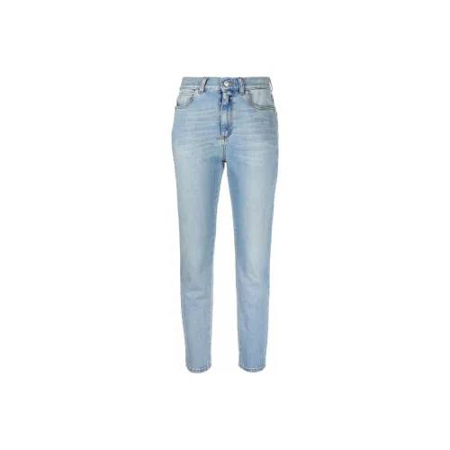 Alexander McQueen Синие Женские Джинсы