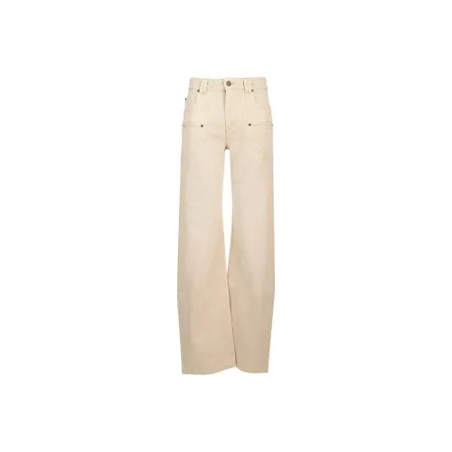 ISABEL MARANT ETOILE Бежевые Женские Джинсы