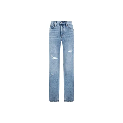 Calvin Klein 1AA Джинсовый светло-голубой Женские Джинсы