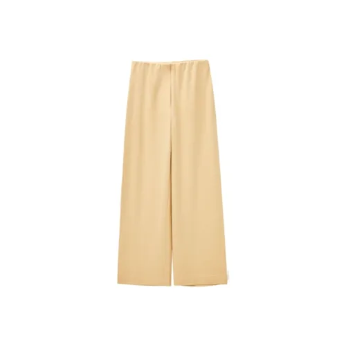 OVV Верблюжий Однотонный A1 Женские Костюмные Брюки