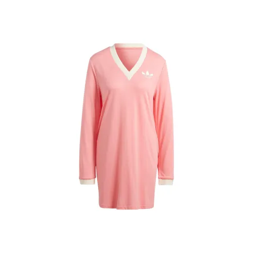Adidas Originals Adicolor Платье Женское Розовое