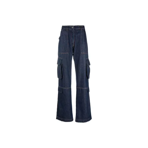 MSGM Синие Женские Джинсы