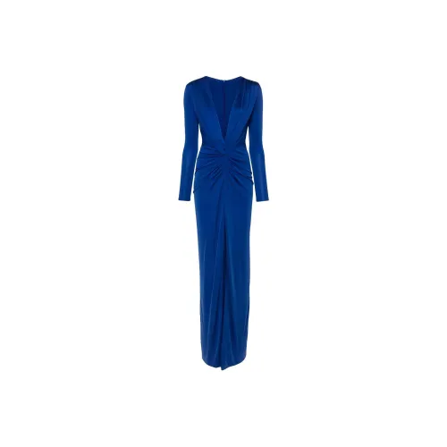 Costarellos Blue Женские Длинные Рукава Платья