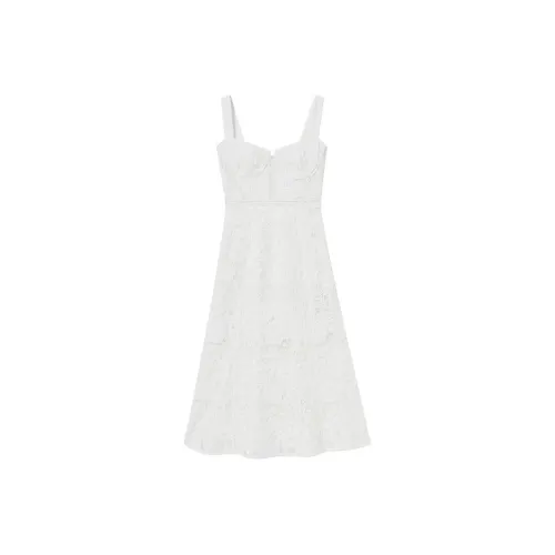 Self Портрет Белый Женские Слиплатья