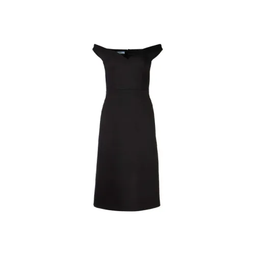 PRADA Черные Женские Платья без рукавов