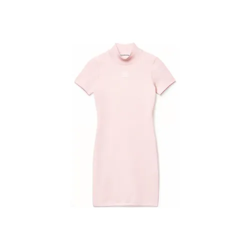 alexander wang Розовые Женские Короткие Платья с Рукавами
