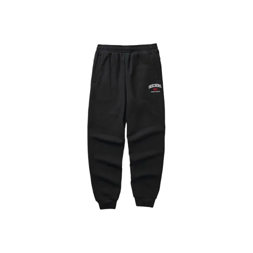 Skechers Лайфстайл Вязаные Спортивные Штаны Женские Угольно-Черные